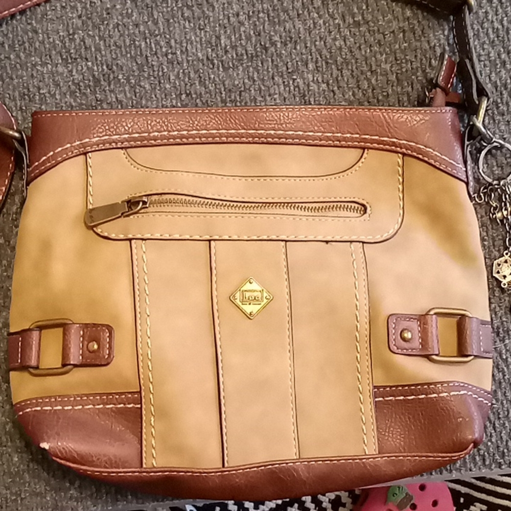 B.O.C Cross body brown Faux Leather purse